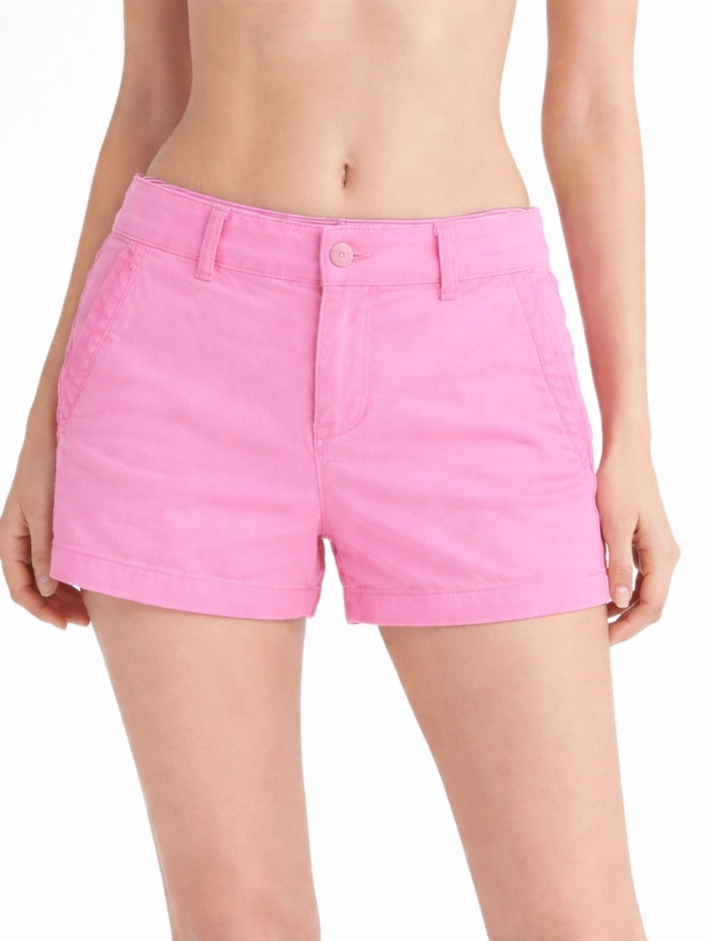 JCP neon hot pink high waisted shorts size 4